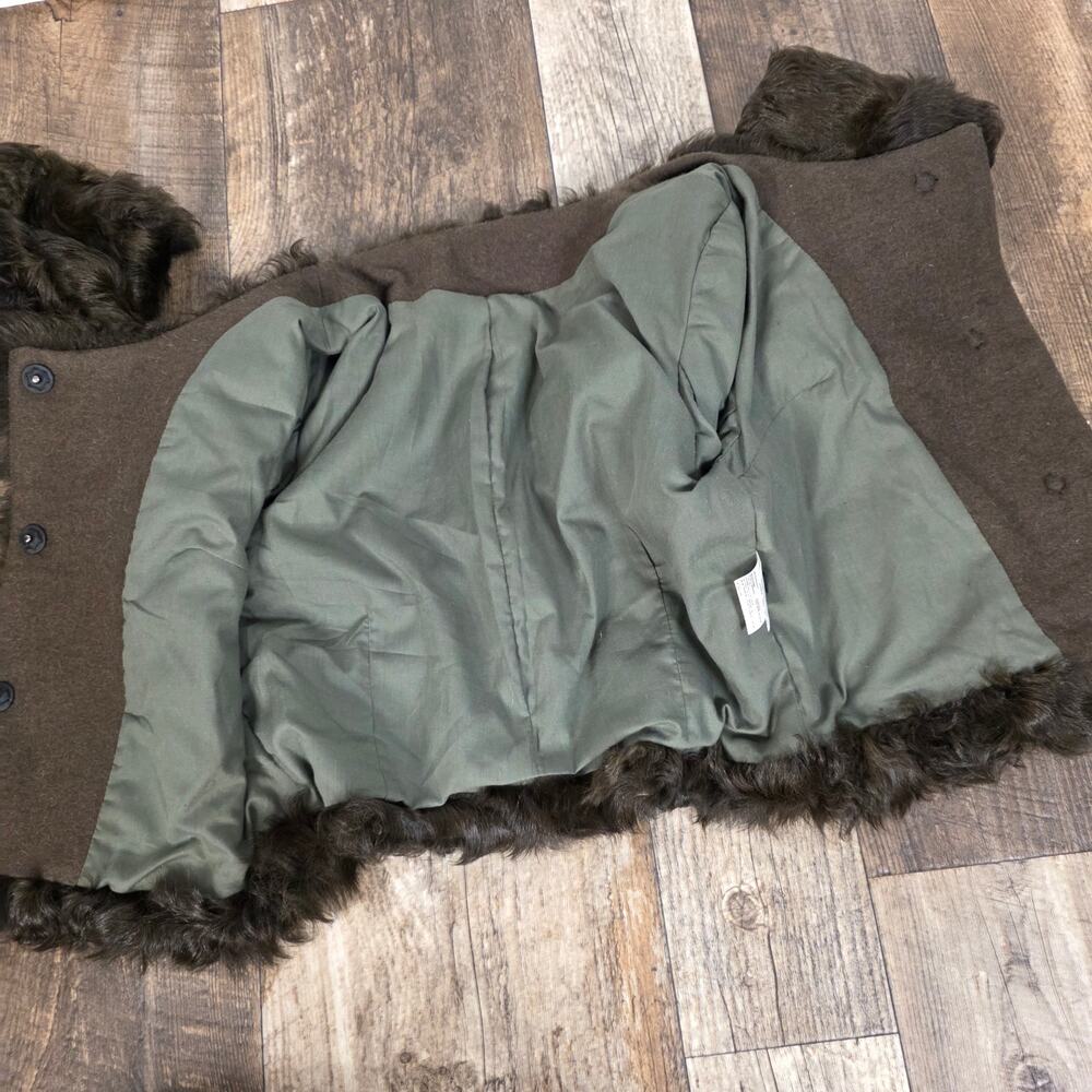 Prada 2011 Brown Lambswool Textured Cropped Jacket IT 38 Archive Made Italy - Picture 6 of 13